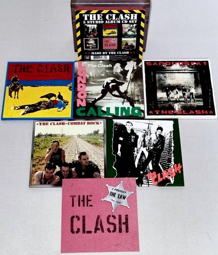 洋楽 THE CLASH 5 STUDIO ALBUM CD SET The Clash 5 Studio Album Set UK CD Album Box Set (766319)